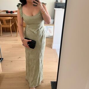 Park & Fifth Mercer Dress - Sage Green, Size Large